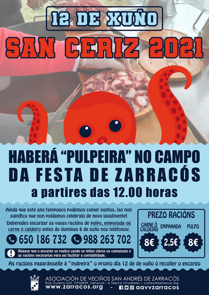 Edición adaptada da festa do San Ceriz 2021