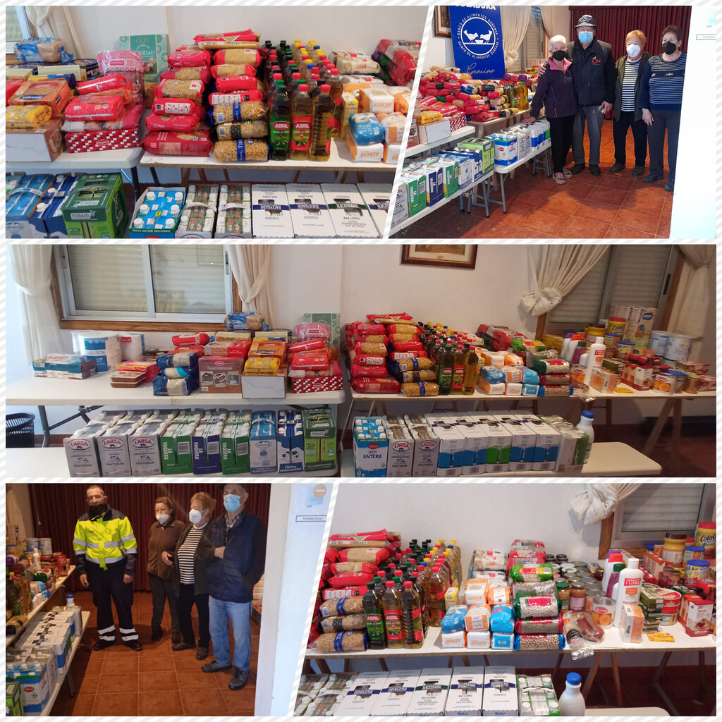 A parroquia de Zarracós entregou 462 quilos de alimentos ó Banco de Alimentos de Ourense 