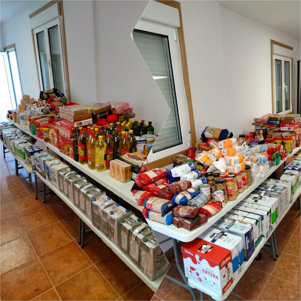 A parroquia de Zarracós entregou 371 quilos de alimentos ó Banco de Alimentos de Ourense na campaña de 2022