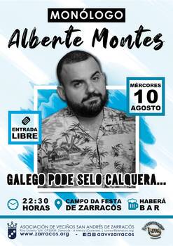Monólogo de Alberte Montes: Galego pode selo calquera...