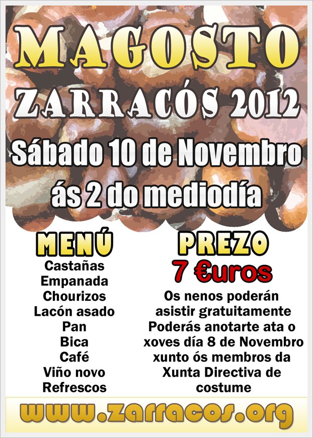 Festa do Magosto Zarracós 2012