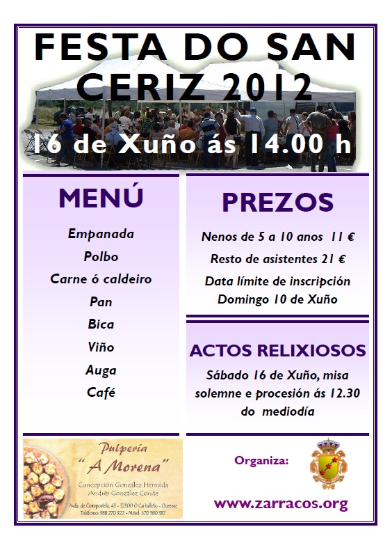 Festa do San Ceriz 2012