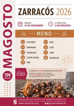 Magosto Zarracós 2026: castañas, tradición e moita festa