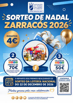 Sorteos de Nadal Zarracós 2026