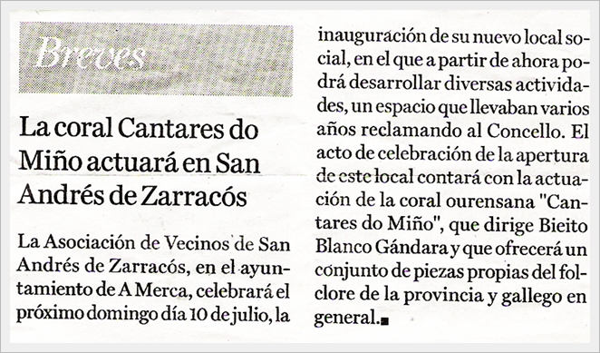Inauguracion local no diario La Region